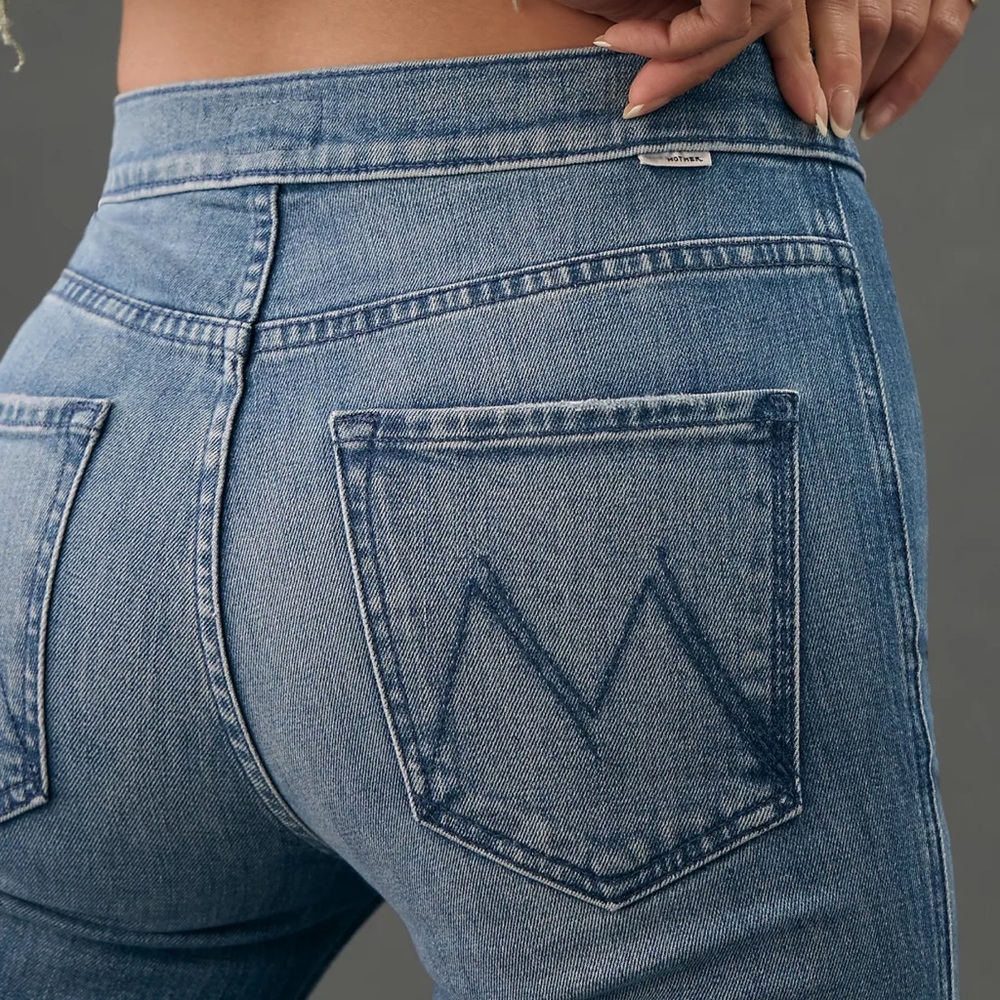 NWT MOTHER The Tab Roller Skimp Jeans From Out Of Town 27 - Picture 6 of 8